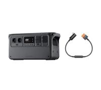 DJI Power 1000, generatore solare da 1024 Wh, 1 connettore per auto SDC (12 V), cella LFP, ricarica rapida (70 min), 2200 W, per campeggio e camper, off-grid.