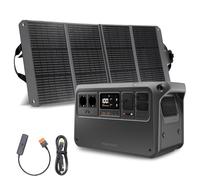 DJI Power 1000 V2 Bundle stazione di alimentazione portatile, batteria LFP da 1024 Wh, uscita stabile da 2600 W, ricarica da 0% a 80% in 37 minuti, generatore elettrico per casa, camper