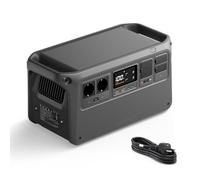 DJI Power 1000 V2 generatore di corrente portatile, power station per casa, centrale elettrica portatile, batteria LFP da 1024 Wh, uscita stabile da 2600 W, ricarica 0-80% in 37 min, camper off-grid
