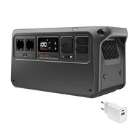 DJI Power 1000 V2 Power Station portatile 1024Wh, 2600 W Power Station Solare, batteria LiFePO4, ricarica rapida in 37 minuti dallo 0% all'80%, generatore elettrico per campeggio (spina inclusa)