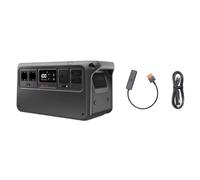 DJI Power 1000 V2 Powerstation portatile 1024 Wh, 2600 W Power Station Solar con cavo da auto a CC (12 V/24 V), ricarica rapida in 37 minuti dallo 0% all'80%, generatore elettrico per campeggio.