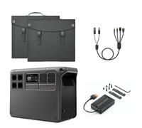 DJI Power 2000 Power Station portatile 2048 Wh, generatore solare da 3000 W con pannello solare pieghevole da 200 W, MC4 a DC5525 volte / DC7909 Male/Anderson 30A / XT60 Female, 1 MPPT.