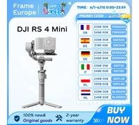 DJI RS 4 Mini, stabilizzatore per fotocamera Canon/Sony/Panasonic/Nikon/Fujifilm, blocchi automatici degli assi, 2 kg di carico, stabilizzatore per fotocamera, riprese verticali native