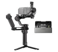 DJI RS 5 Combo Essential Audio, stabilizzatore e mic wireless | Tracciamento intelligente, impugnatura elettronica a valigetta, controllo del guadagno adattivo, anti-interferenza dual-band