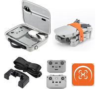 DJI Set di accessori 5 in 1, compatibile con Mini 4K Fly More Combo/Mini 4K Standard, con custodia, elicottero, supporto per elica, cinghia per il trasporto, custodia protettiva in silicone