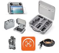 DJI Set di accessori Air 3S Fly More Combo RC 2 - custodia portaelica, cinghia da collo, parasole, area di atterraggio, pellicola protettiva display