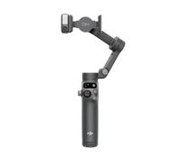 DJI Osmo Mobile 7P Stabilizzatore per iPhone, Android, Tracciamento nativo, Illuminazione, Stabilizzatore 3 assi per smartphone, Avvio rapido, Manico telescopico e treppiede integrati