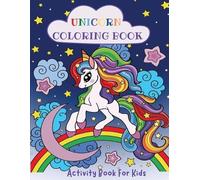 Djidji Books Unicorn Coloring Book (Tascabile)