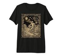 Djinn Tarocco Carta Celeste Genio Deserto Mito Maglietta Premium