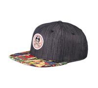 Djinns 6 Panel Berretto da Baseball Frida Lino Rev.Berretto Multi Flat Hat