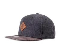 Djinns 6 Panel Berretto da Baseball Glencheck Grigio Berretto Cappuccio