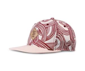 Djinns 6 Panel Berretto da Baseball Ma Fantasia Cotone Logo Patch IN Pelle
