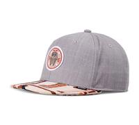 Djinns 6 Panel Snapback Cap Tutanch Linen Rev. Basecap Kappe Patch Cotone Nuovo