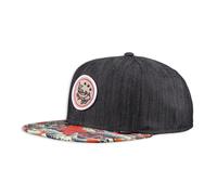 Djinns 6P Snapback Cap Koi Linen Snapback Karpfen Basecap Flat Visor Kappe Mütze