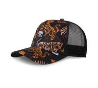 Djinns - Aloha Tiger - Cappellino Trucker Meshcap, scuro, Taglia unica