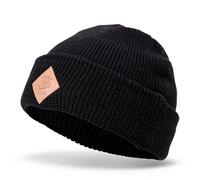 Djinns Basic Beanie Waffle Invernale Cuffia Maglia Logo Patch in Pelle Nuova