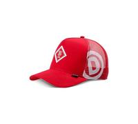Djinns - Big Ripstop - Trucker Cap Meshcap Cappellino, Colore: rosso, Taglia unica