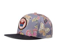 Djinns Cappellino Snapback 6 Panel In Lino Butterfly Patch