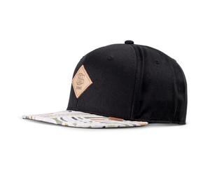 Djinns Cappellino Snapback Braid Rev. Berretto Baseball Cappello Hiphop Taglia Unica - Nero