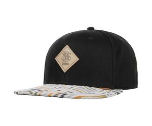 Djinns Cappellino Snapback Braid Rev. Berretto Baseball Cappello Hiphop Taglia Unica - Nero
