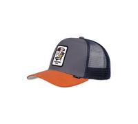 DJINNS Cappello da baseball 'HFT DNC New 1.5' grigio / arancione / rosso / bianco Uomo DJINNS 55-60
