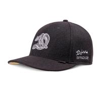 Djinns Cappello Da Baseball Low Pro In Lana D Con Ricami E Scritta Novità