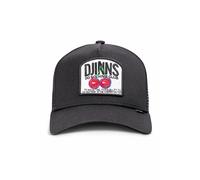 Djinns DNC Cherry Nero HFT Berretto da Camionista Regolabile