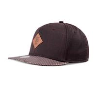 Djinns Cappello Snapback 6 Pannelli GlenCheck Marrone
