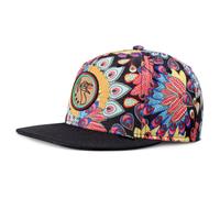 Djinns Cappello Snapback A 6 Pannelli Colore Peacock In Lino