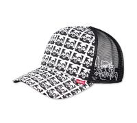 Djinns HFT Cap Buddha Allover Nero/Bianco Trucker Snapback Mesh Cappellino