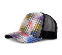 Djinns HFT Cap Dirty Check Basecap Meshcap Trucker Kappe Allover Print Logopatch