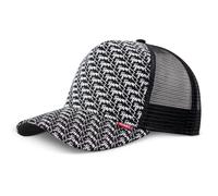 Djinns HFT Cap Trucker Allover Mesh Cappello Nero Bianco