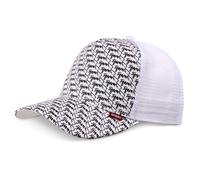 Djinns HFT Cap Trucker Allover Mesh Cappello Nero Bianco