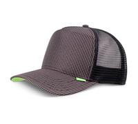 Djinns HFT Needlecheck II Cap Nera Snapback Trucker Karo Mesh