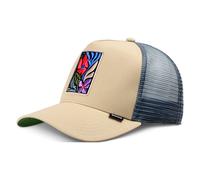 Djinns HFT Trucker Cap M-Fiori Basecap Meshcap Kappe Blumen Stickerei Neuheit
