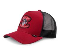 Djinns HFT Trucker Cap Mesh Wine/Black Patch Oktopuss DNC Logo