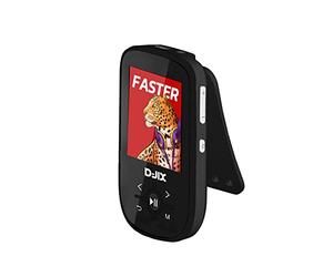 Djix - Lettore MP4 - C100 - Memoria interna 4GB - Supporto scheda SD fino a 32GB - Bluetooth - Microfono integrato con funzione dittafono - Lettore eBook (TXT) - Schermo TFT da 1,8''