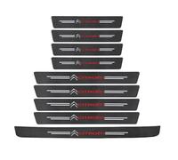 DJJNHF 9 Pezzi Protezioni Soglie in Carbonio per Citroen Berlingo 2018-2023, Protezione AntiGraffio per la Soglia della Portiera Accessori per Auto,B