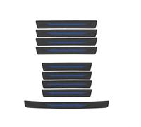 DJJNHF 9 Pezzi Protezioni Soglie in Carbonio per Mercedes-Benz E-Class W123 W124 W210 W211 W212 C207 A207 W213 W214, Protezione AntiGraffio per la Soglia della Portiera Accessori per Auto