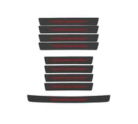 DJJNHF 9 Pezzi Protezioni Soglie in Carbonio per Mercedes-Benz E-Class W123 W124 W210 W211 W212 C207 A207 W213 W214, Protezione AntiGraffio per la Soglia della Portiera Accessori per Auto