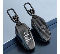 DJJNHF Cover Guscio Chiave per Peugeot 208 e208 GT GT Line 2020-2023 2021 2022, Cover per Chiave Auto,Custodia per Chiave Auto Impermeabile, Antiscivolo, Leggero,Bla-CK