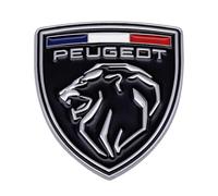 DJJNHF Emblem Sticker per Peugeot Rifter Standard 2021 2022 2023 2024,Tronco Logo 3D Anteriore Posteriore Adesivo Alfabeto Distintivo Sostituire Emblem Sticker Accessori Styling,J-with Letters