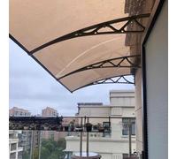 DJJYCTNM Copri Condizionatore da Esterno, Copertura Pompa di Calore, Parasole Impermeabile Anti-UV Adatta per Pompa di Calore Mini Split, Condensatore, Compressore (Color : Brown, Size : 76 * 125cm)