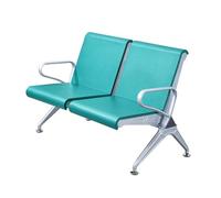DJJYCTNM Sedia da Reception a 2 Posti per Ufficio, Panca per Sala D'attesa in PU con Braccioli, Divano per Visitatori e Ospiti per Clinica e Aeroporto(Green)
