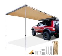 DJJYCTNM Tenda da Tetto Auto, Tendalino per Veicolo Portapacchi Parasole Estraibile UV50+, Tendalino per Camper Tendalino Laterale 4x4 Resistente Alle Intemperie per Campeggio e Via Terra (Size : 6.6