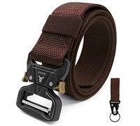 DJLLA Cintura Tattica Uomo da 3,8cm/ 1,5 Pollici, Cintura Militare Nylon con Fibbia in Metallo a Sgancio Rapido per Caccia Trekking Esercizi Sportive Lavoro