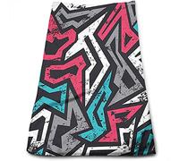 DJNGN Asciugamani Grunge ad Asciugatura Rapida,Cultura Hip Hop Funky Street Wall,Asciugamani in Microfibra Altamente Assorbenti,Uso Multiuso come Hotel,Bagno, a,Spa,Multicolore - 27 x 16 pollici