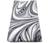 DJNGN Asciugamano astratto per bagno, casa, cucina, strofinacci, arte grafica in marmo liquido, asciugamano per cucinare e cuocere, asciugamano per cucinare e cuocere arancione 27 x 16 pollici