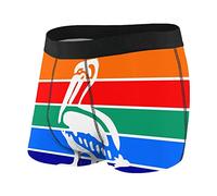 DJNGN Bandiera della Città di San Pietroburgo Slip da Boxer da Uomo Intimo da Uomo Slip Boxer Elasticizzato Traspirante Leggings da Boxer da Uomo