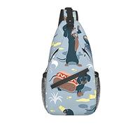 DJNGN Borsa a tracolla per hot dog e limonata, borsa a tracolla, zaino da trekking all'aperto per il fine settimana, adatto per uomini e donne